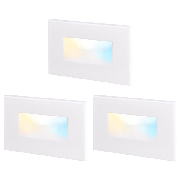 3 Pack 5CCT 120V LED Stair Lights Indoor Outdoor 150LM 5 100 Dimmable On Sale Bed Bath Beyond 28338075